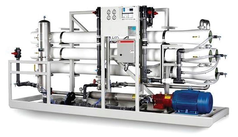 Una máquina de ósmosis inversa